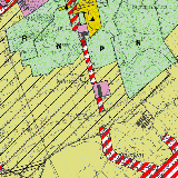 Opstal en Buggenhoutbos - klik op het blok (2 km x 2 km) voor vergroting